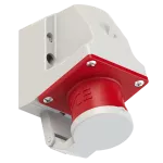 Wtyczka odbiornikowa z klapką 16A 400V 3P+Z IP44