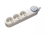 Przedłużacz KLIK 15 P-305W/15 3+0 5m+wyłącznik biały 3x1,5mm2