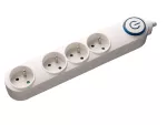 Przedłużacz KLIK 15 P-401W/15 4+0 1,5m+wyłącznik biały 3x1,5mm2
