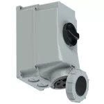 Gniazdo stałe z wyłącznikiem 63A 2P+Z 500V 50/60Hz 7h IP66/67