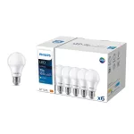 Żarówka LED Philips 10W zamiennik 75W 1055lm 2700K LEDbulb ND 10-75W A60 E27 827 6CT Żarówki LED 2 lata gwar