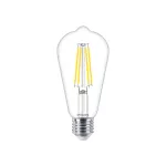 Żarówka LED Philips MASTER 5.9W zamiennik 60W 806lm ściemnialna 2700K VLE LEDBulb D5.9-60W E27 927 ST64CLG Szkło przezroczyste 2.5 roku gwar