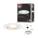 Oprawa do wbudowania NOVA LED DIM wychylna GU10 max.35W 93mm IP65 230V biały matowy / aluminium