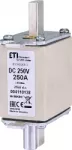 NH00/K 250A/250V DC Wkładka topikowa NH - DC / Z wybijakiem