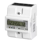 3-fazowy cyfrowy wskaźnik zużycia energii elektrycznej, 100A, 4 moduły, DIN TH-35mm