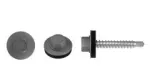 Wkręt farmerski (klucz 8) 4,8x35 RAL 7042 (250/1/12) STALCO FD48357042