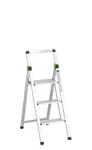 Drabina składana MINI SLIM 3-stopnie z uchwytem STALCO PERFECT S020140503