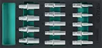 Zestaw nasadek głębokich 1/2”, 8-21mm, CrV 14elem. STALCO S026380821