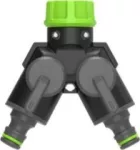 Rozdzielacz podwójny z zaworami STR STALCO GARDEN S101010472