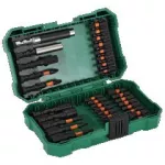 Zestaw bitów udarowych ze stali S2 25mm i 50mm, nasadek oraz adapterów, 34elem. STALCO S-13730