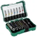 Zestaw bitów ze stali S2 25mm i 50mm, nasadek oraz adaptera, 50elem. STALCO S-13734