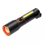 Latarka LED, 270/105lm, 1200mAh, przecinak do pasów, młotek bezpieczeństwa