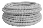 Rura karbowana typ 320N, 25/19mm, bez pilota, odporna na UV, samogasnąca, jasnoszara, 25mb