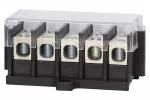 Listwa zaciskowa LZ z osłoną, 5x35mm2, 125A, 450V, czarna