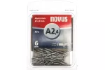 Nity aluminiowe A2,4/6 NOVUS [30 szt.]