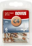 Nity miedziane C4/6 NOVUS [20 szt.]