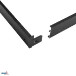 RAMKA MONTAŻOWA DO PANELU LED 30x120 CZARNA ECO