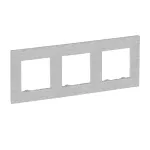 Niloe Step - ramka potrójna 3x - kolor aluminium szczotkowane, Legrand