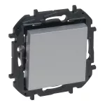 NILOE STEP - PRZYCISK POJEDYNCZY 6 A - KOLOR ALUMINIUM