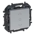 NILOE STEP - PRZYCISK STEROWANIA ROLETAMI 2 - POZYCYJNY - KOLOR ALUMINIUM