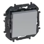 NILOE STEP - ŁĄCZNIK JEDNOBIEGUNOWY 10 AX - KOLOR ALUMINIUM