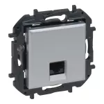 NILOE STEP - GNIAZDO RJ45 KAT. 5E FTP - KOLOR ALUMINIUM