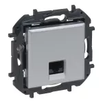 NILOE STEP - GNIAZDO RJ45 KAT. 5E UTP - KOLOR ALUMINIUM