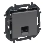 NILOE STEP - GNIAZDO RJ45 KAT. 5E UTP - KOLOR STALOWY