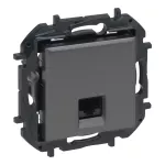 NILOE STEP - GNIAZDO RJ45 KAT. 6 UTP - KOLOR STALOWY