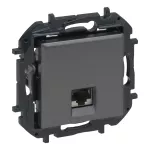 NILOE STEP - GNIAZDO RJ 45 KAT. 6A STP - KOLOR STALOWY