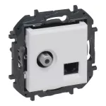 NILOE STEP - GN TV TYPU "F" TYPU GWIAZDA 1,5 DB + RJ 45 KAT. 6 UTP - BIAŁY