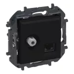 NILOE STEP - GN TV TYPU "F" TYPU GWIAZDA 1,5 DB + RJ 45 KAT. 6 UTP - CZARNY