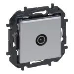 NILOE STEP - GNIAZDO TV ZAKOŃCZENIOWE, 10 DB - KOLOR ALUMINIUM
