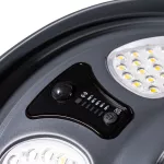 Oprawa parkowa solarna MOONLIGHT SOLAR LED 25W czujnik ruchu i zmierzchu pilot 4000K IP65 antracyt / aluminium