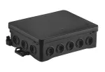 Puszka instalacyjna naścienna NS9 FASTBOX&HOOK czarny