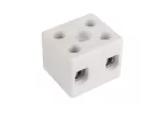 Złączka gwintowa porcelanowa CPO-15A-2P biały