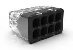 Szybkozłączka samozaciskowa bezgwintowa MINI PC218S transparentny