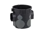 Puszka podtynkowa E107-2K czarny