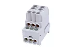 SDB 100 Blok rozdzielczy - dystrybucyjny Al/Cu 80010 SIMBLOCK szary
