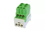 SDB 100 Blok rozdzielczy - dystrybucyjny Al/Cu 80010 SIMBLOCK zielony