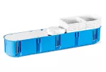 Puszka do pustych ścian P5x60D MULTIBOX 2 niebieski