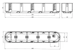 Puszka do pustych ścian P5x60D MULTIBOX 2 niebieski