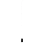 FITU, lampa wisząca, A60, okrągła, kolor czarny, kabel 5m bez zakończenia, maks. 60W