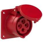 Gniazdo tablicowe proste TWIST 16A 400V 3P+Z 75x75mm
