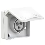 Gniazdo zabudowane seria DESIGN IP44 gniazdo tablicowe16A 2P+Z 230V