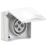 Gniazdo zabudowane seria DESIGN IP44 gniazdo tablicowe 16A 3P+Z 400V