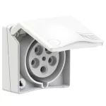 Gniazdo zabudowane seria DESIGN IP44 gniazdo tablicowe 32A 3P+Z+N 400V