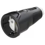 Gniazdo przenośne SCHUKO gumowe 16A 2P+Z 230V IP20, BIAŁE