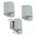 Gniazdo stałe POWER TWIST 63A 3P+Z 500V 50/60Hz 7h IP66/67 1347-7