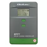 Qoltec Solarny regulator ładowania MPPT z czujnikiem temperatury 50A |12V / 24V | LCD | Bluetooth | APP | GEL | LiFePO4